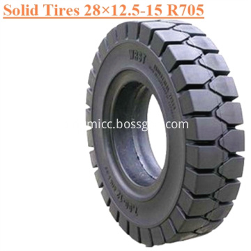 Industrial Forklift Vehicles Solid Tire 28×12.5-15 R705